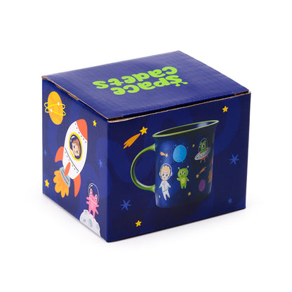 Space Cadet mug with fine porcelain craftsmanship