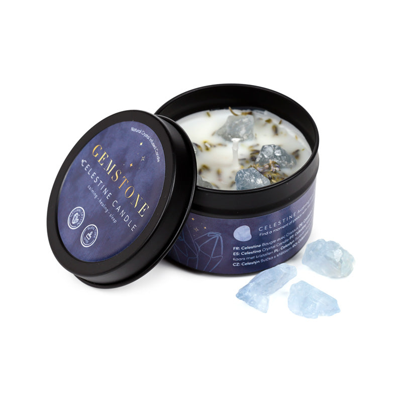 Wax Candle Tin with soothing natural fragrance
