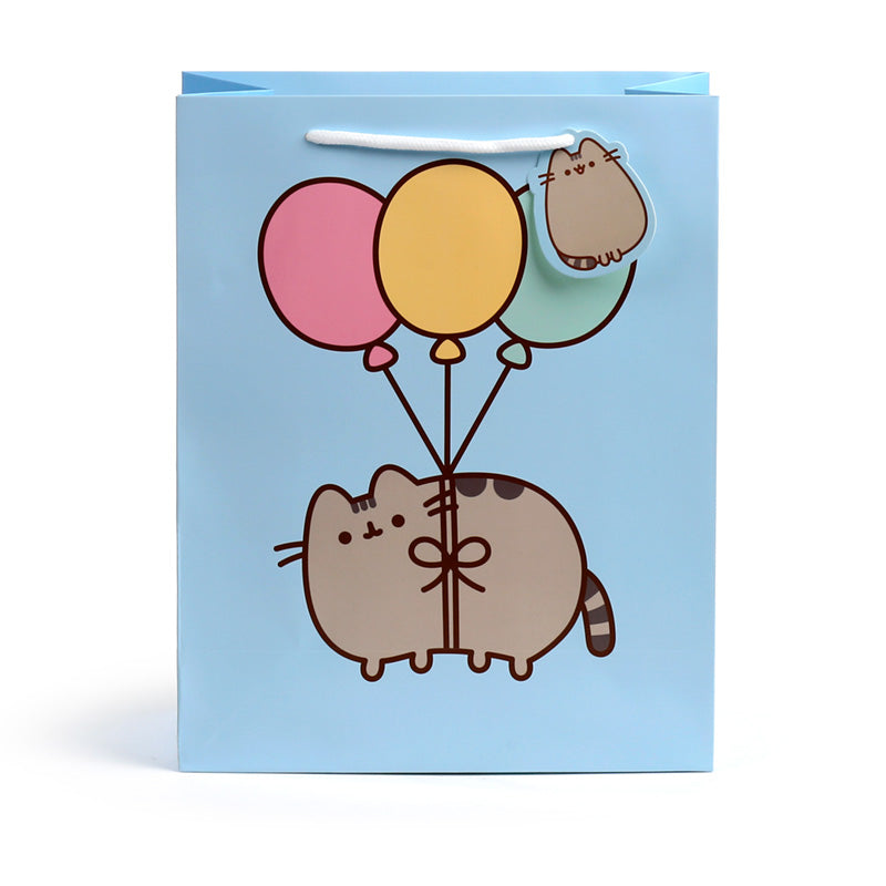 Pusheen the Cat Balloon Gift Bag with matching card