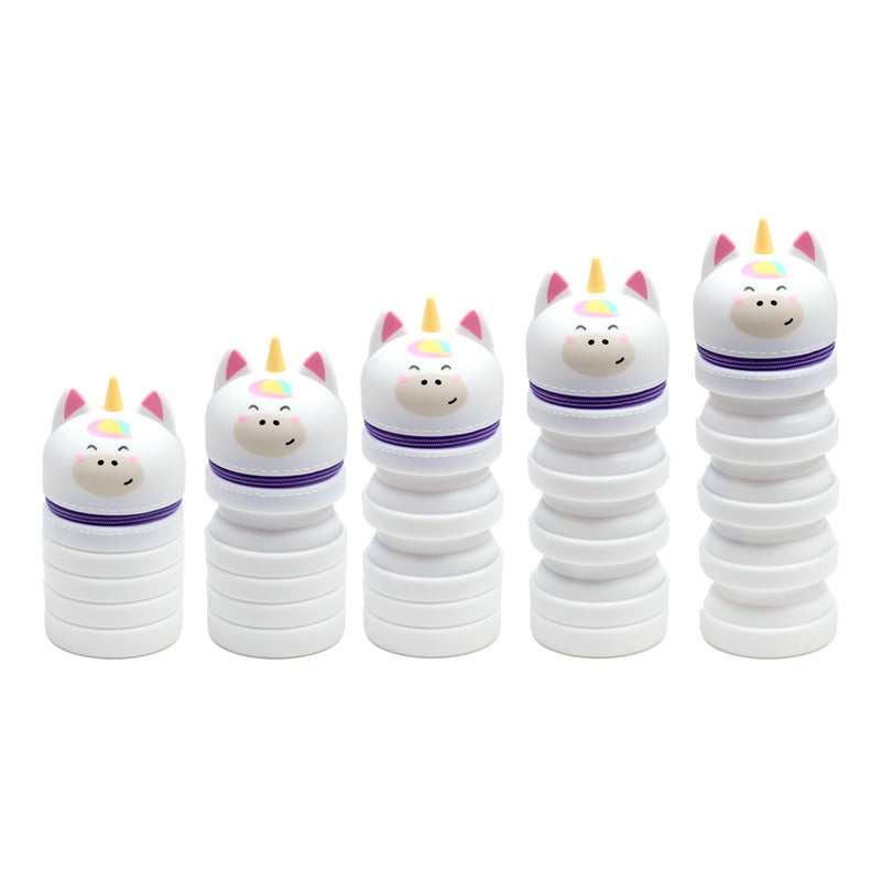 Adoramals Adoracorn Silicone Pop Up Pencil Case - Opened View