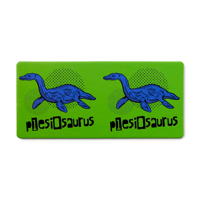 Dinosauria domino pieces showcasing unique designs