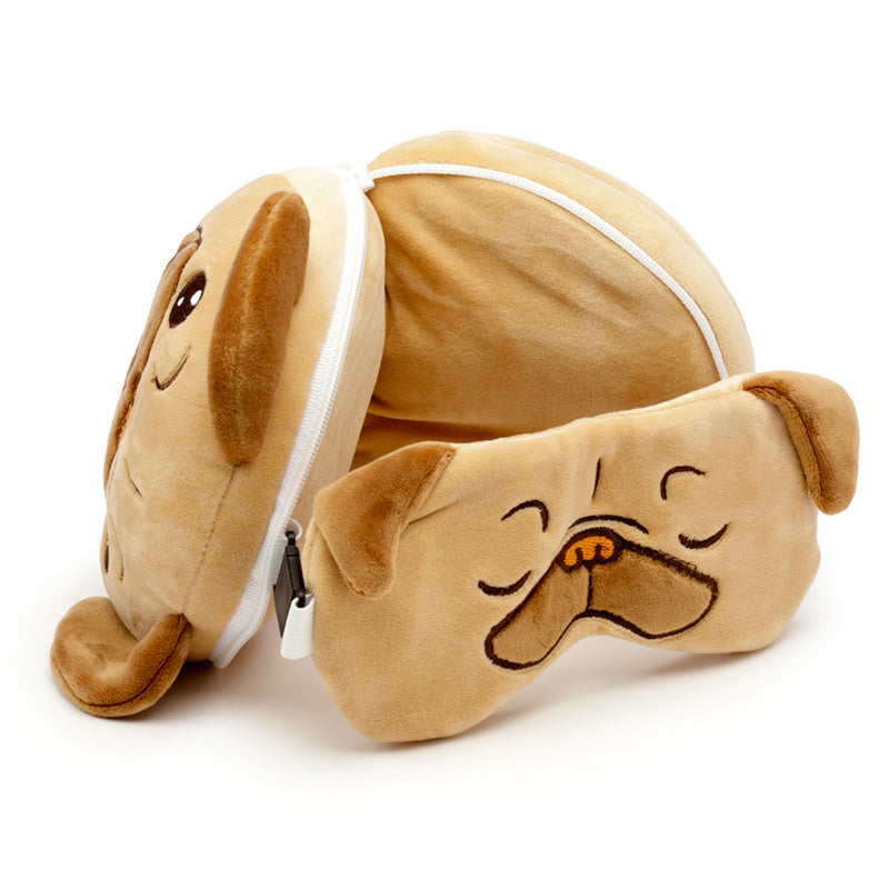Relaxeazzz Mopps Pug Travel Set