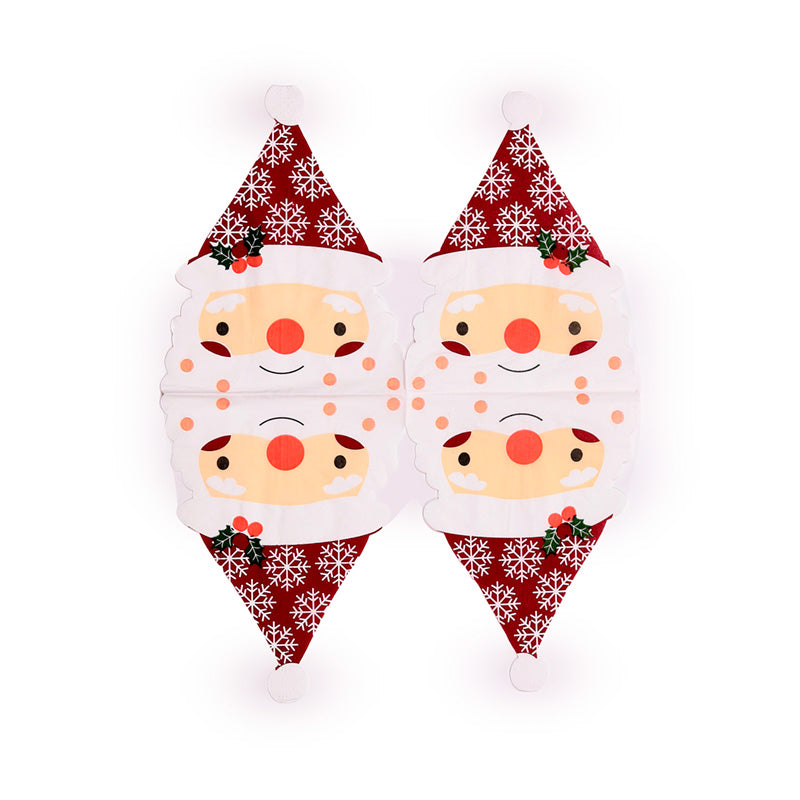 Pack of 12 Christmas Napkins featuring Santa
