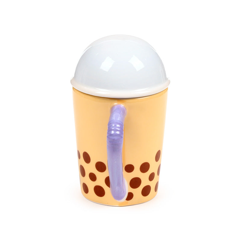 Foodiemals ceramic mug with lid