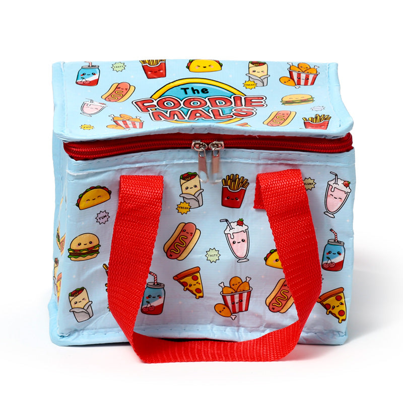Foodiemals RPET Cool Bag with secure zip closure