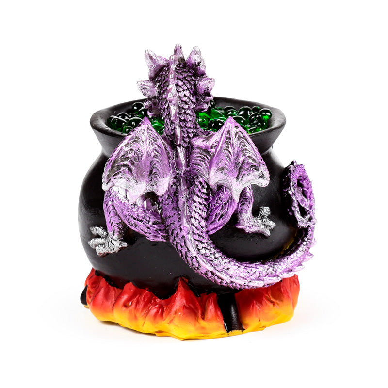 Gothic decor featuring the LED Dragon - Bubbling Cauldron