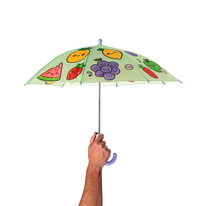 Foodiemals Kids Umbrella with vibrant food designs