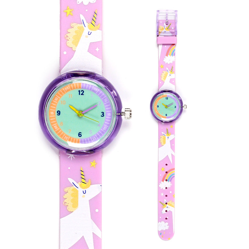Unicorn Magic Analogue Watch battery included