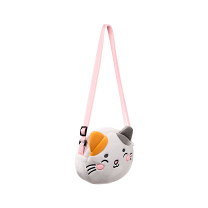 Adoramals Lola the Cat Plush Crossbody Bag - Side View