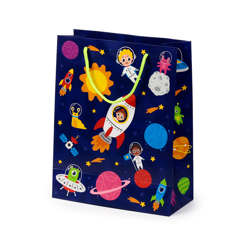 Large Space Cadet Gift Bag displayed with other giftware