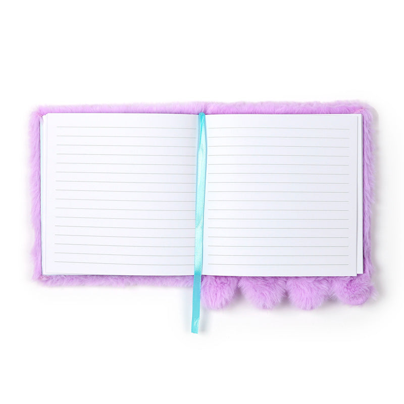 Lined pages of the Wendy the Octopus plush notebook