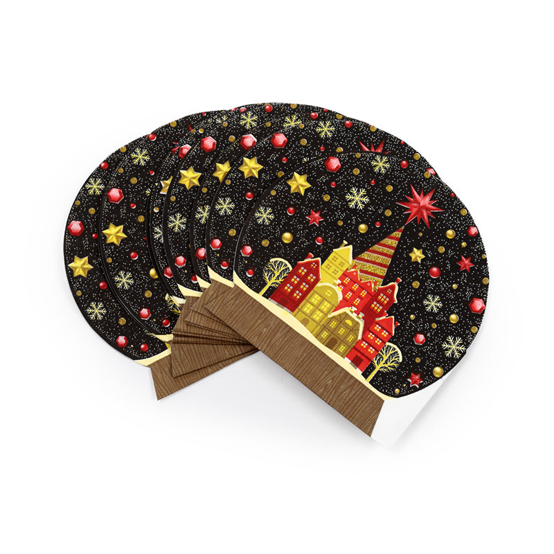 Christmas Snow Globe Napkin Design 2