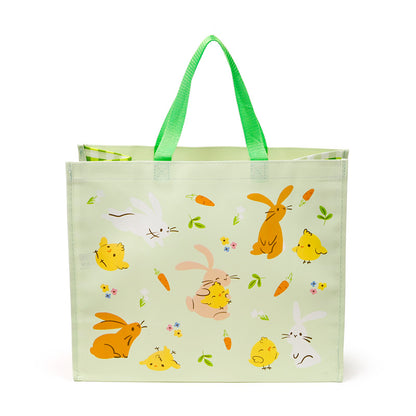 Durable reusable shopping bag for groceries and gifts