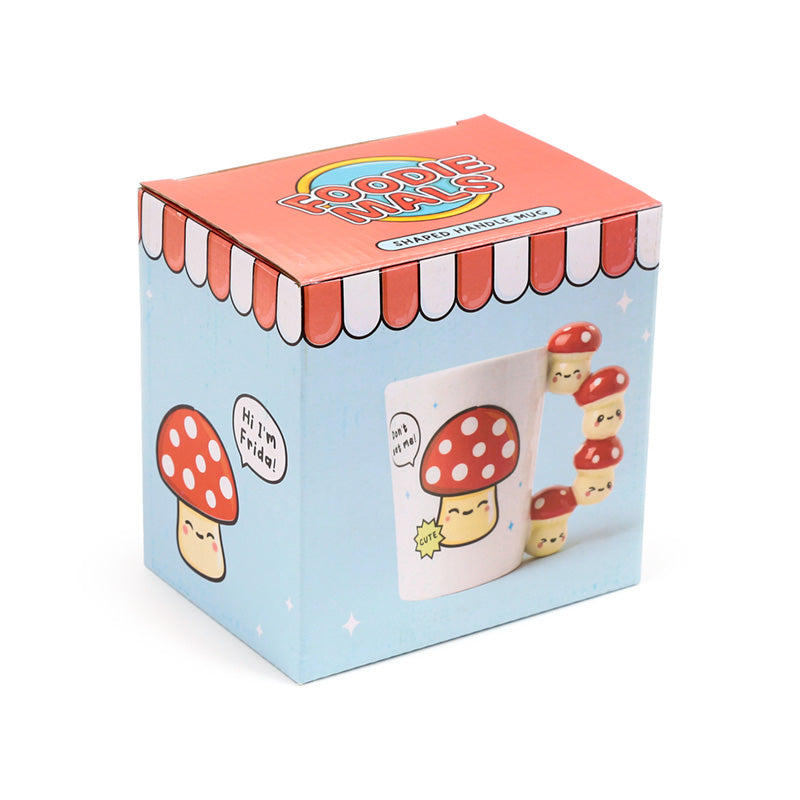 Cute mushroom toadstool ceramic mug