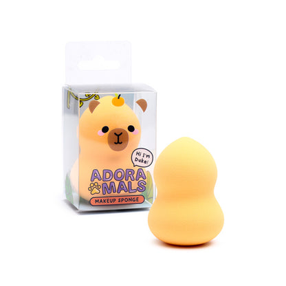 Close-up of Duke the Capybara Beauty Blender Sponge
