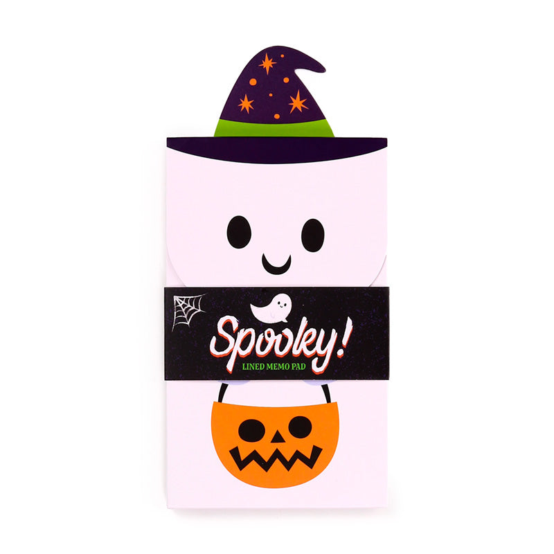 Spooky Flip Open Shaped Memo Pad - Front View