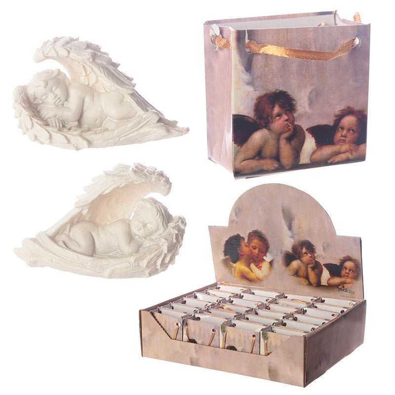 Cute Cherub in Wings Collectable displayed in a mini gift bag