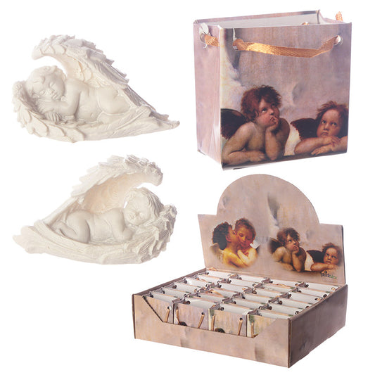 Cute Cherub in Wings Collectable displayed in a mini gift bag