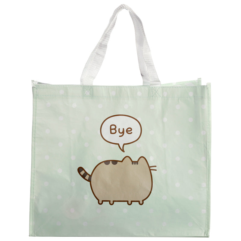 Pusheen the Cat Reusable Shopping Bag with items inside