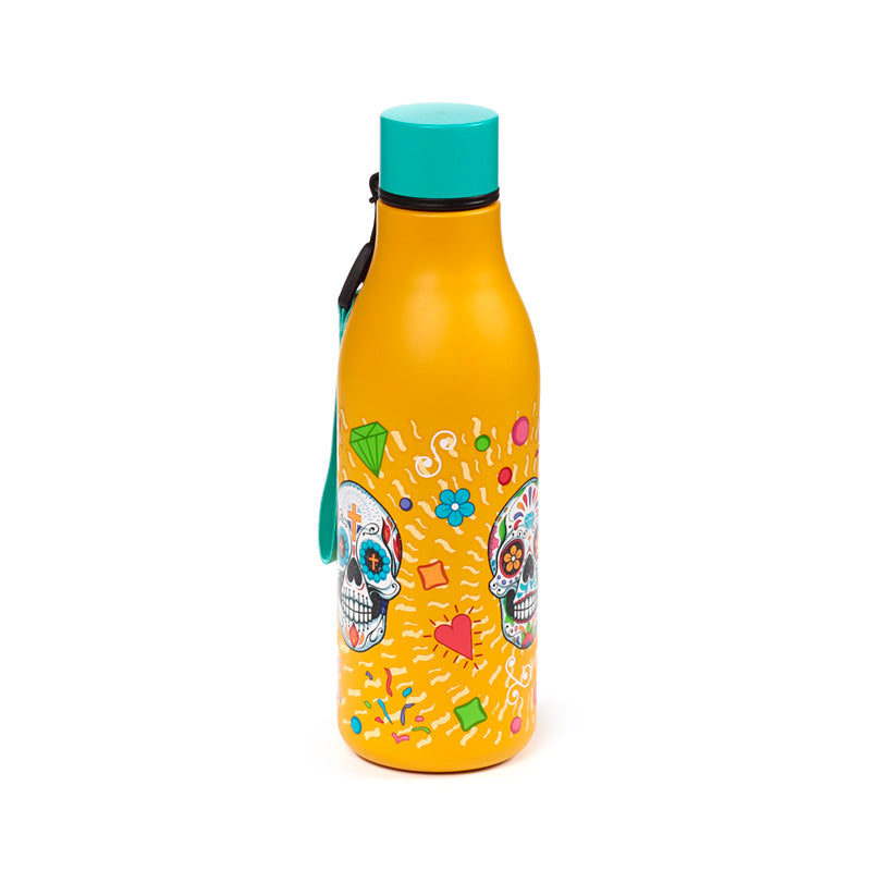 500ml insulated bottle with silicone non-slip base