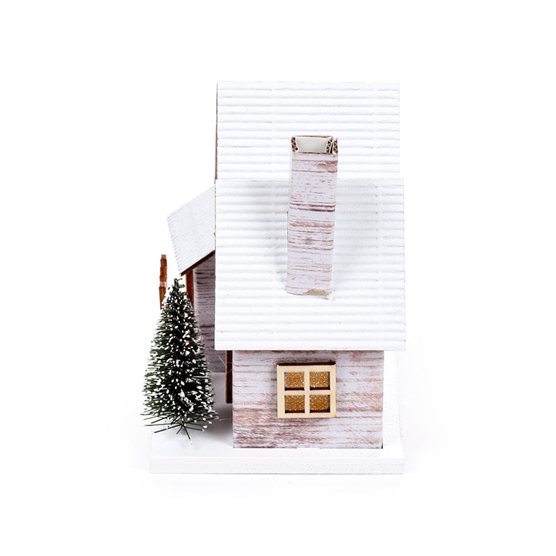 Decorative LED Christmas House with intricate details