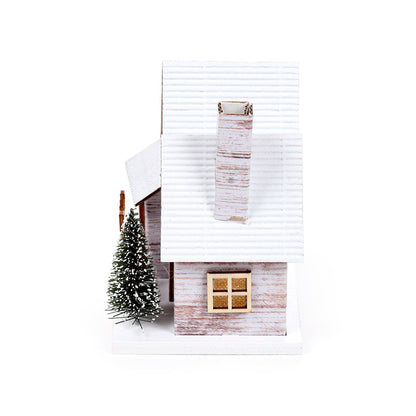 Decorative LED Christmas House with intricate details