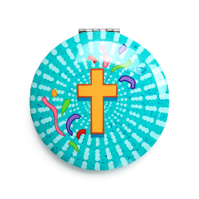 Day of the Dead Compact Mirror showcasing cultural artistry