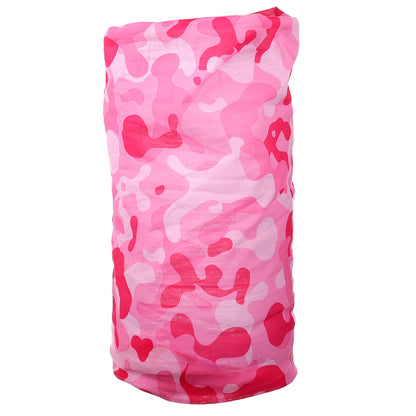 Pink Camouflage Scarf for Outdoor Activities