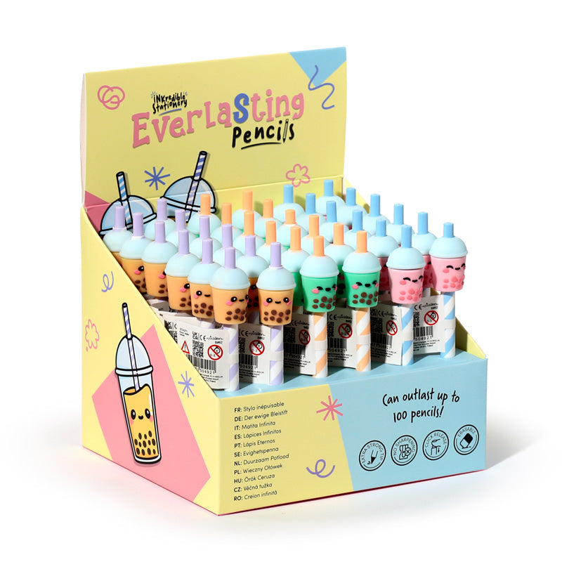 Everlasting Pencil - Foodiemals Bubble Tea design