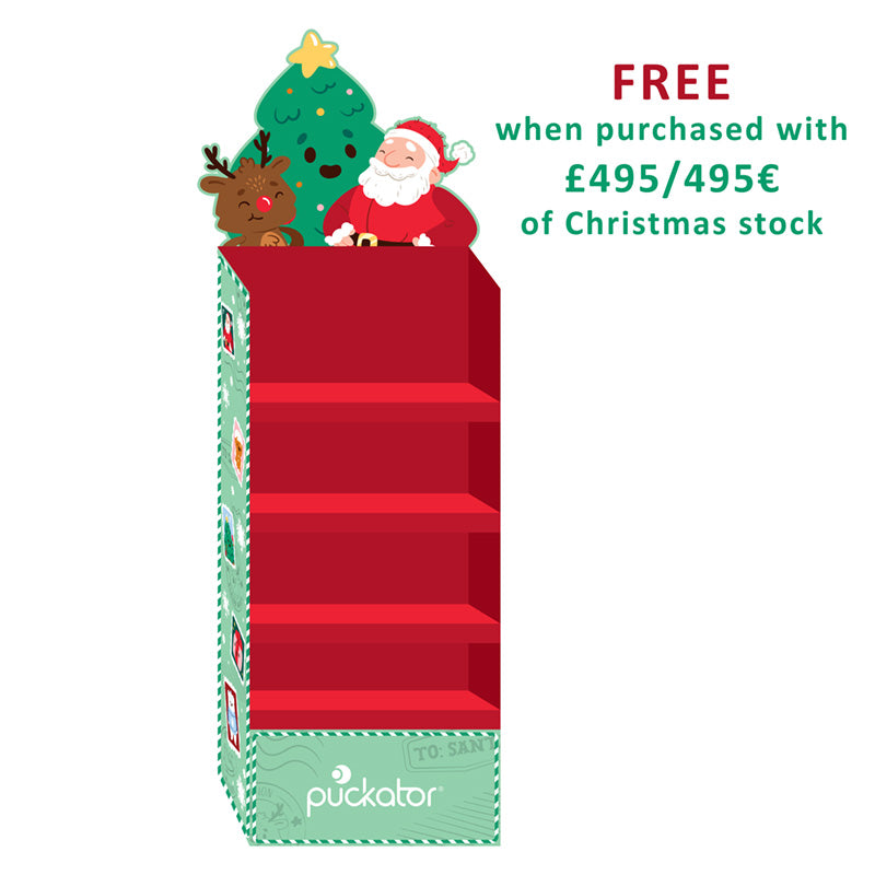 Jingle Bunch Christmas 4-Shelf Display Unit