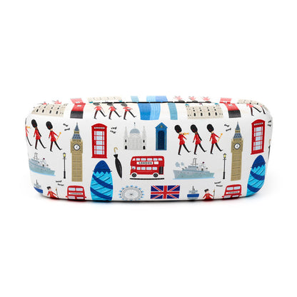 Elegant London-themed glasses holder