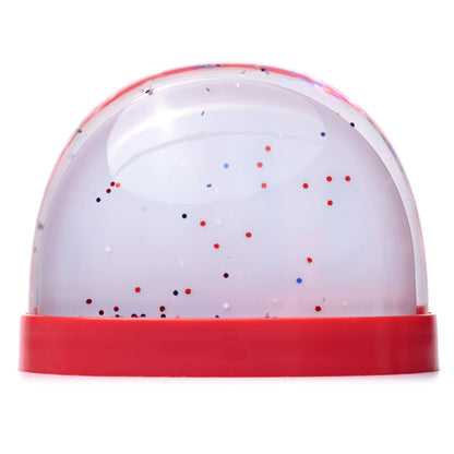 Home decor accent Red Telephone Box snowstorm