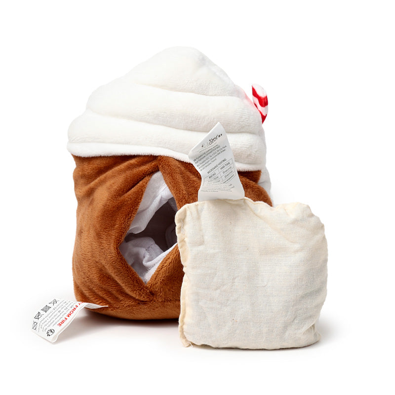 Soft and cozy Spiced Latte Lavender Heat Pack