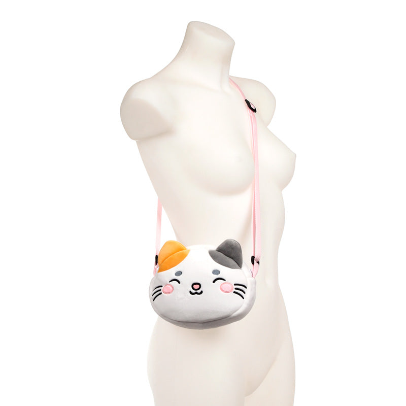 Adoramals Lola the Cat Plush Crossbody Bag - Adjustable Strap
