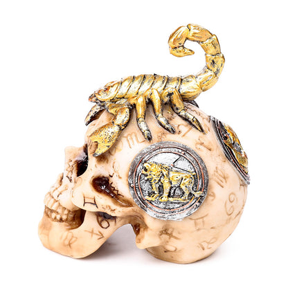 Gothic decor featuring Scorpion Skull Ornament