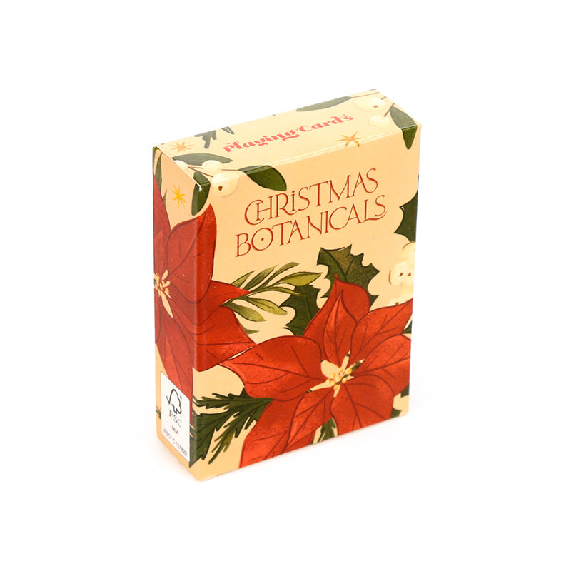 Christmas Botanicals Playing Cards - Detailed Card Artwork