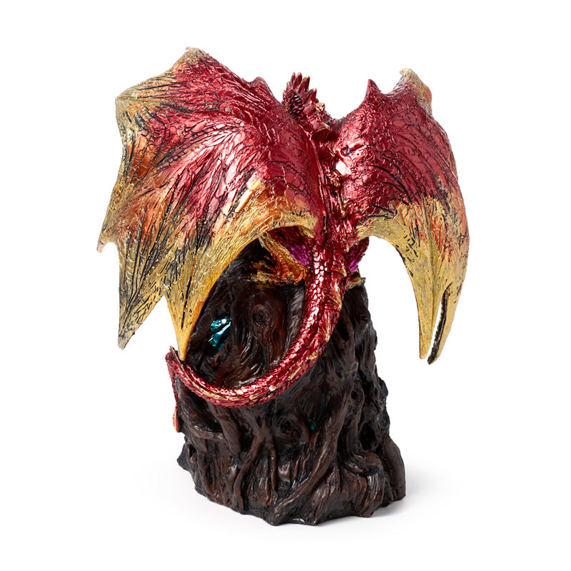 Side view of Dark Legends LED Dragon ornament