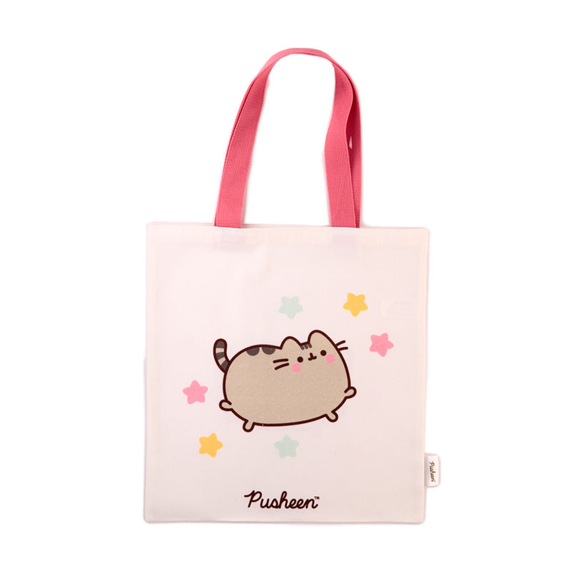 Pusheen the Cat Tote Shopping Bag with decorative items