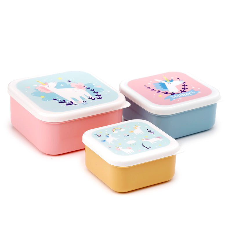 Colourful Unicorn Lunch Boxes for Kids