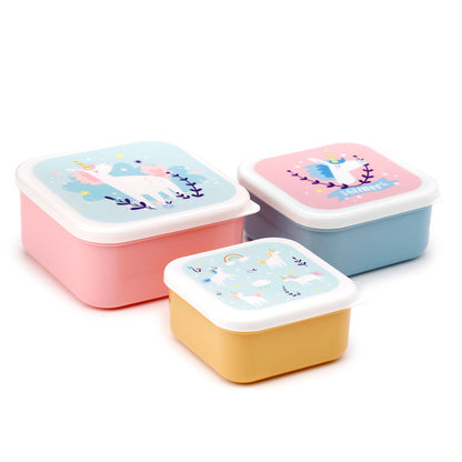 Colourful Unicorn Lunch Boxes for Kids