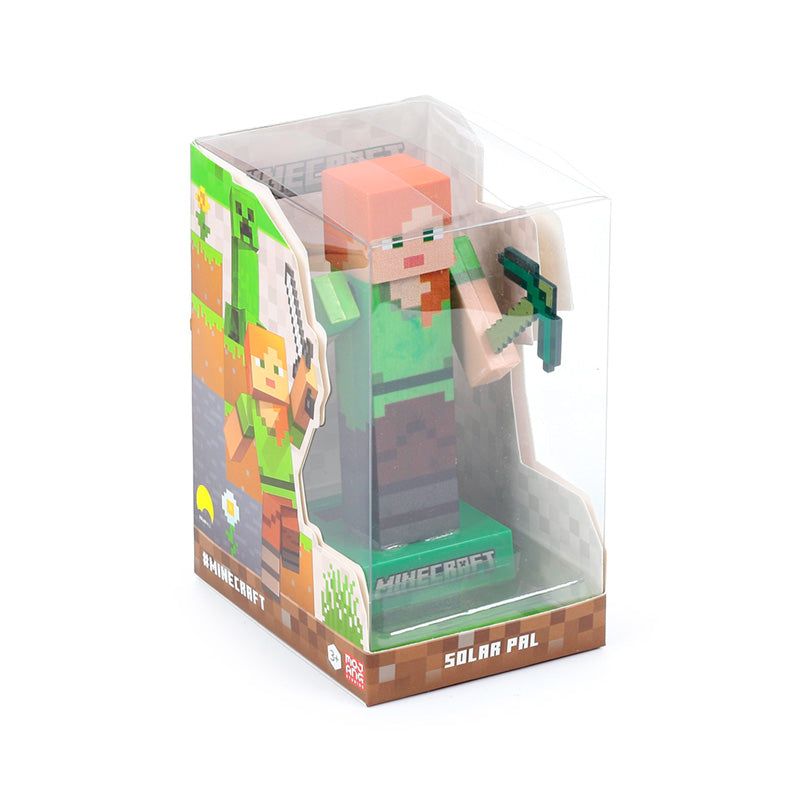 Minecraft Alex solar-powered home decor