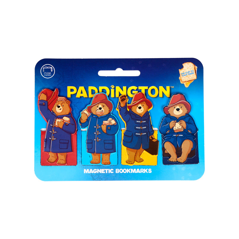 Vibrant artwork on Paddington Bear bookmarks