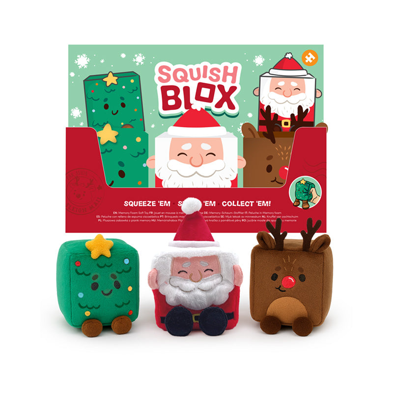 Squish Blox Squeezy Toy in Jingle Bunch Christmas design