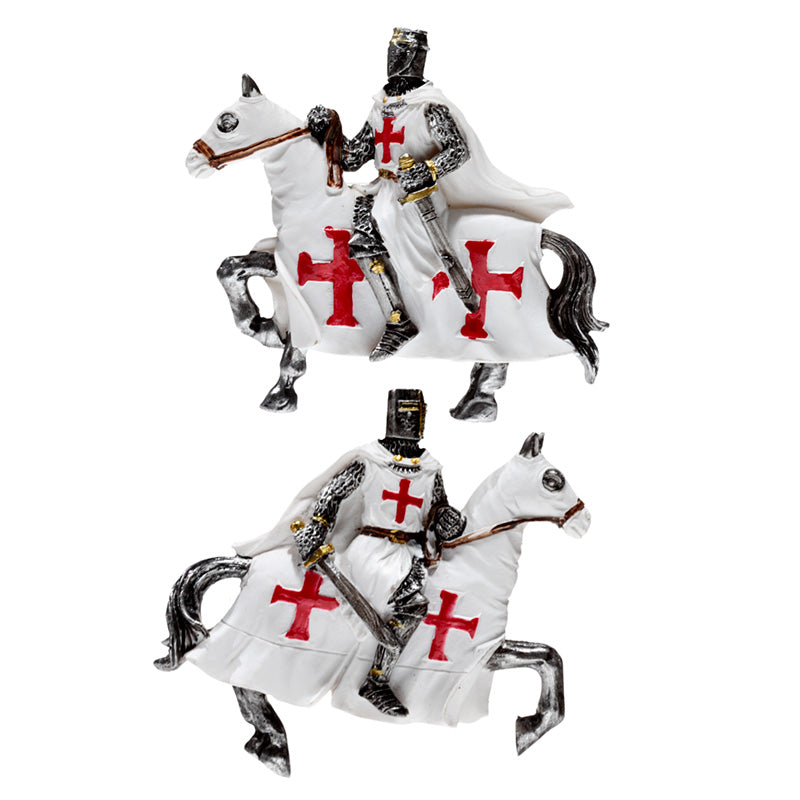 Crusader Knight on Horseback Souvenir Magnet