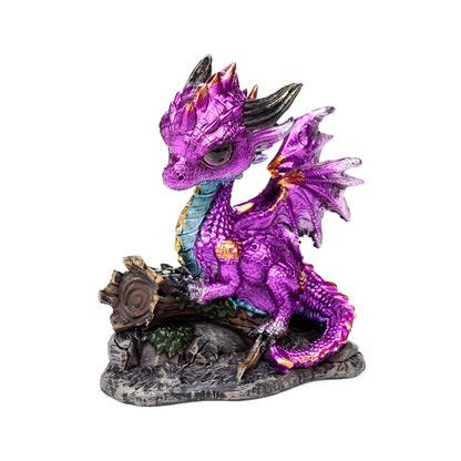 Elements Dragon Amethyst Woodland Decorative Ornament
