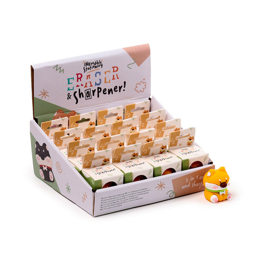 Shiba Inu Dog 2-in-1 Sharpener and Eraser