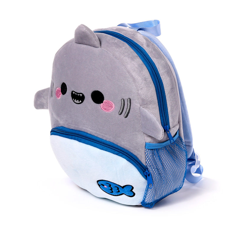 Adoramals Archie the Shark Kids School Rucksack Backpack - adjustable straps