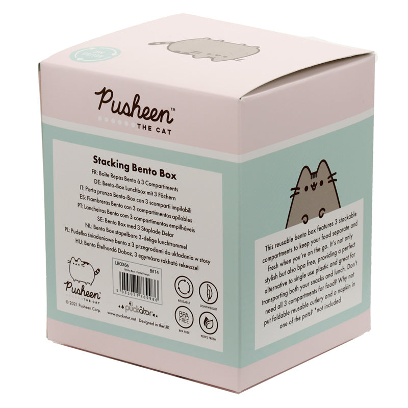 Pusheen the Cat Bento Round Stacked Lunch Box - Fun and Functional