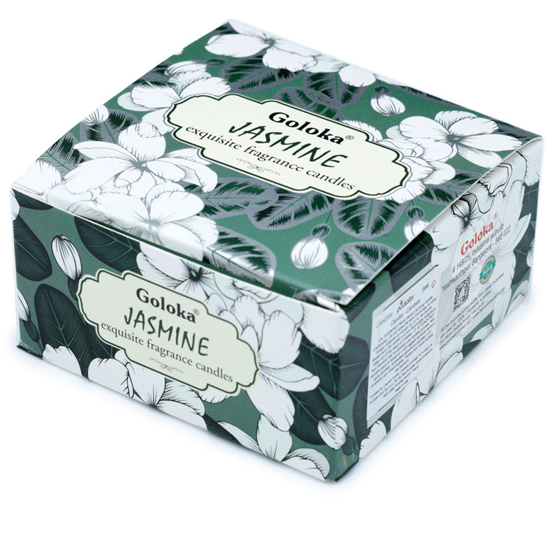 Goloka Jasmine Wax Candle Tin - Relaxing Atmosphere