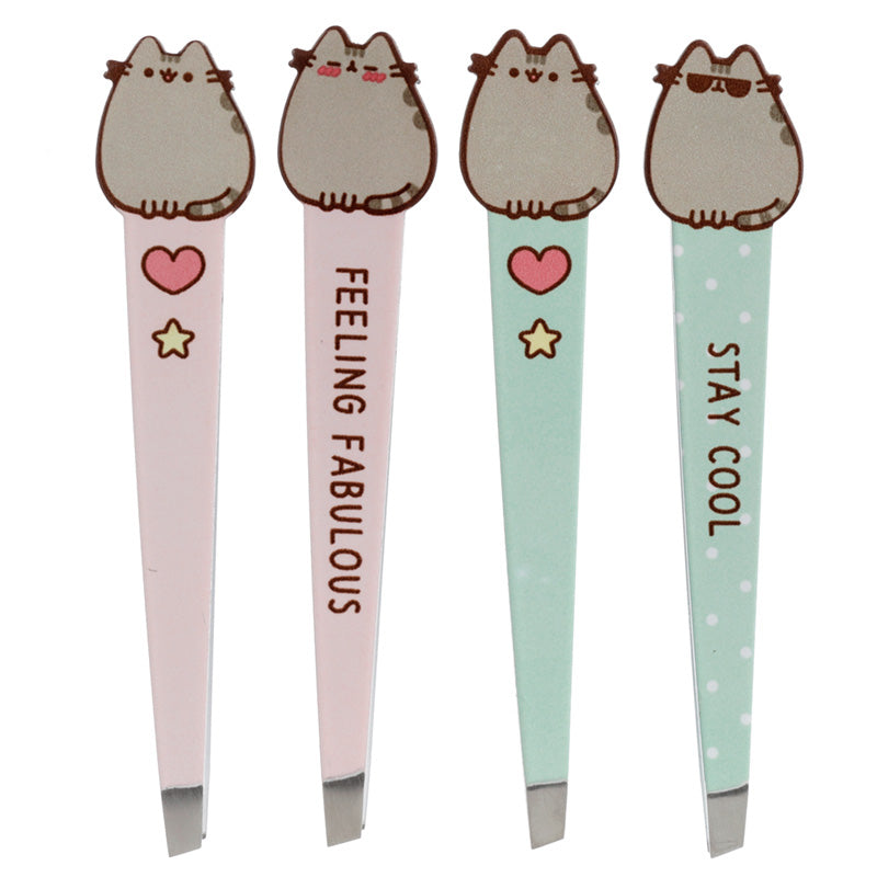Pusheen the Cat Shaped Tweezers in decorative design